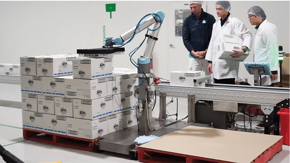 Collaborative Robotic Palletiser at Ferndale Confectionery